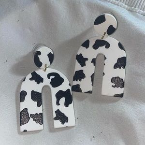 Hypoallergenic polymer clay earrings